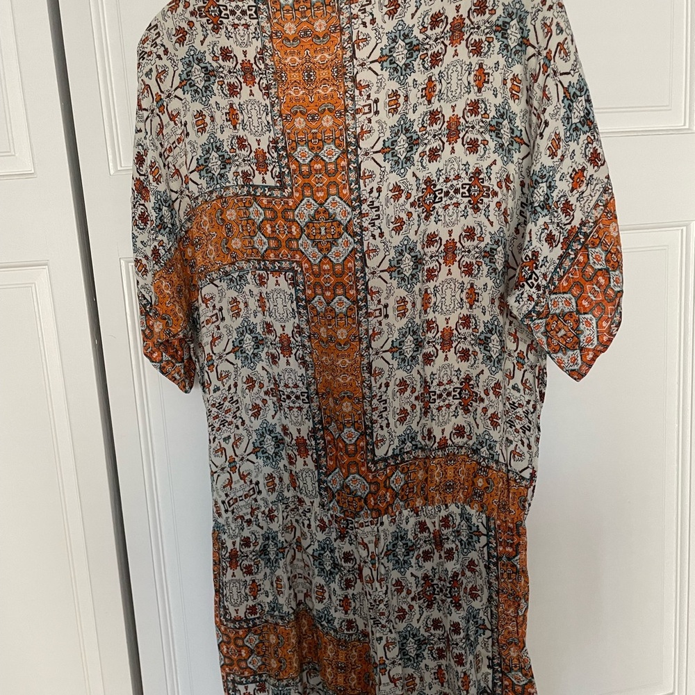 Bcbgeneration Bohemian Patterned Romper - Size Me… - image 5